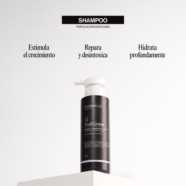 FoliGrow: Shampoo Triple-Acción Anticaída