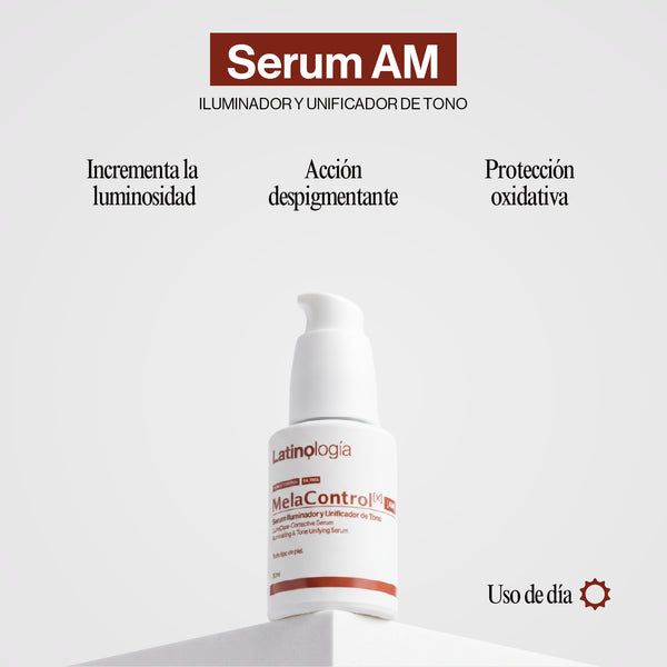 MelaControlX AM Serum Iluminador y Unificador de Tono