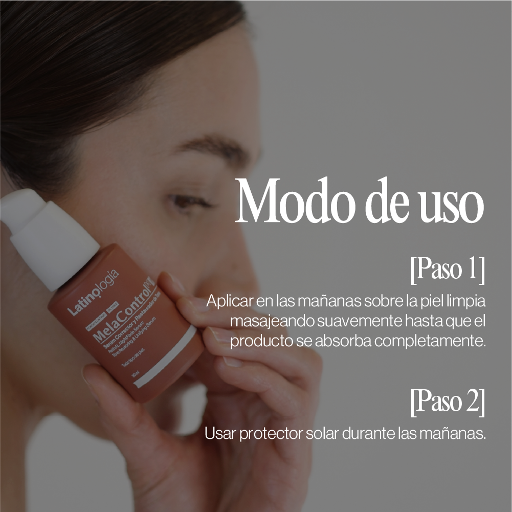 MelaControlX PM Serum Corrector y Restaurador de Tono