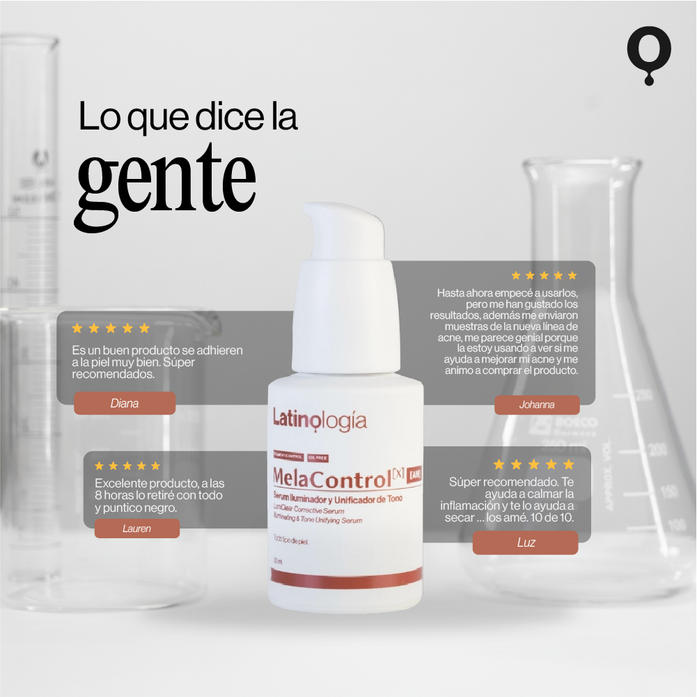 MelaControlX AM Serum Iluminador y Unificador de Tono