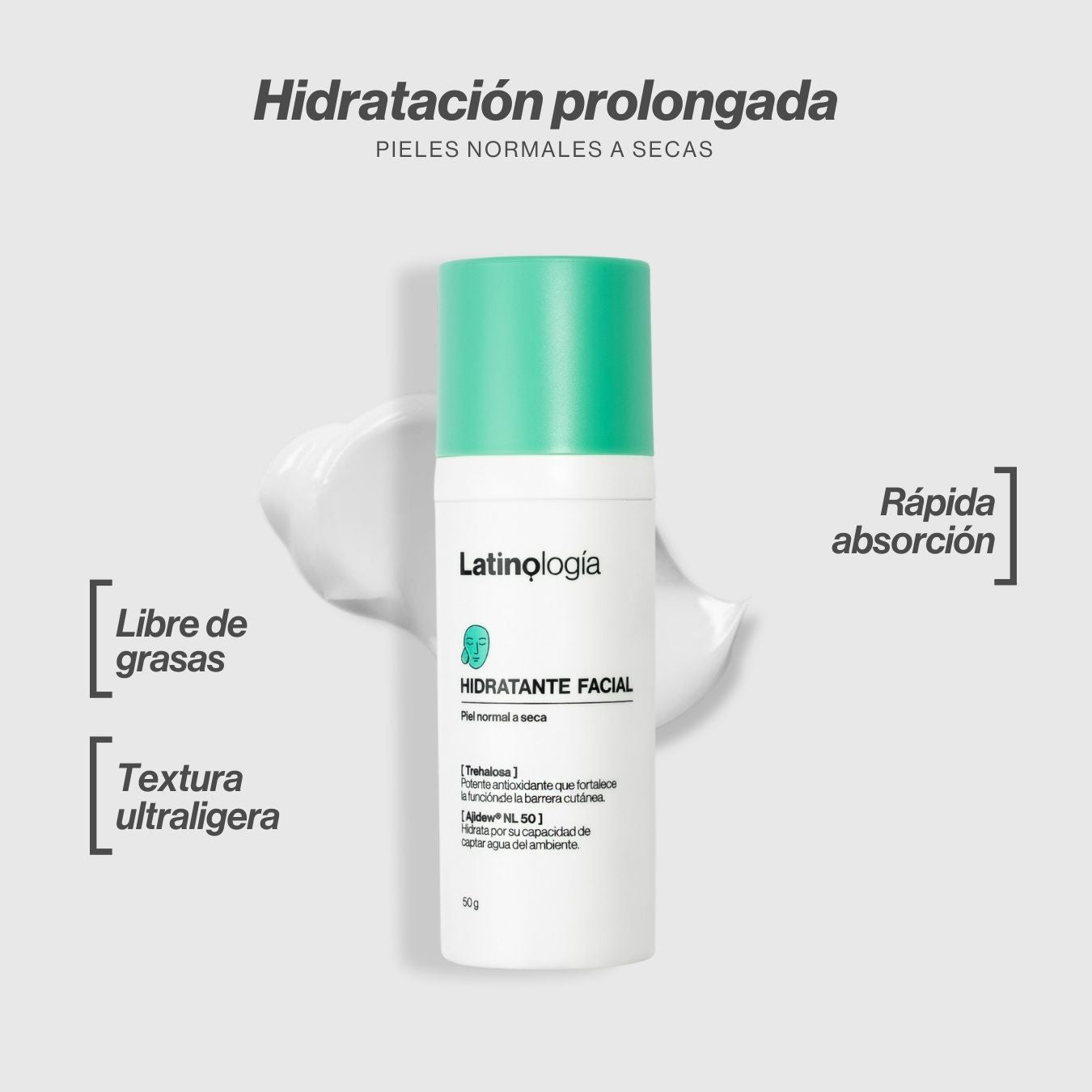 Hidratante facial (Piel Normal o Seca)