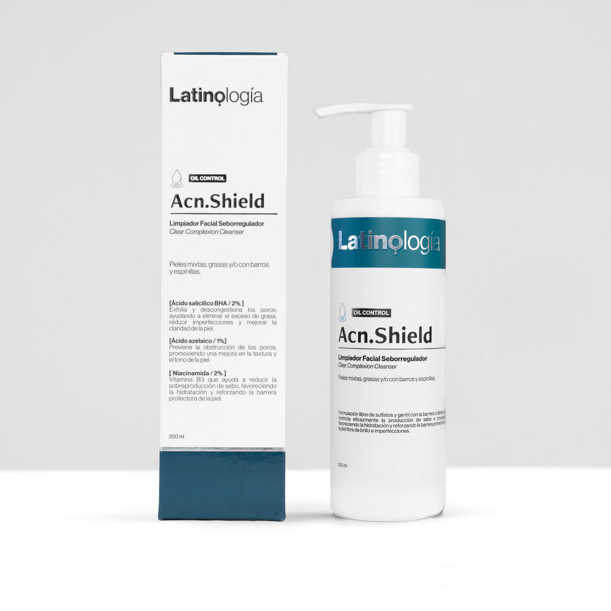 Acn.Shield Limpiador Facial Seborregulador