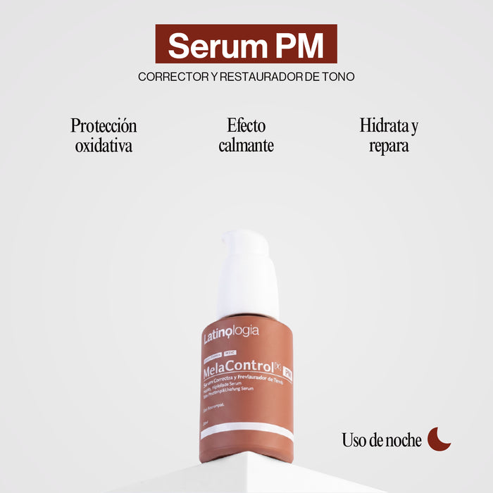 MelaControlX PM Serum Corrector y Restaurador de Tono