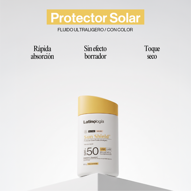 SunShield Protector Solar Fluido Ultraligero (Color)